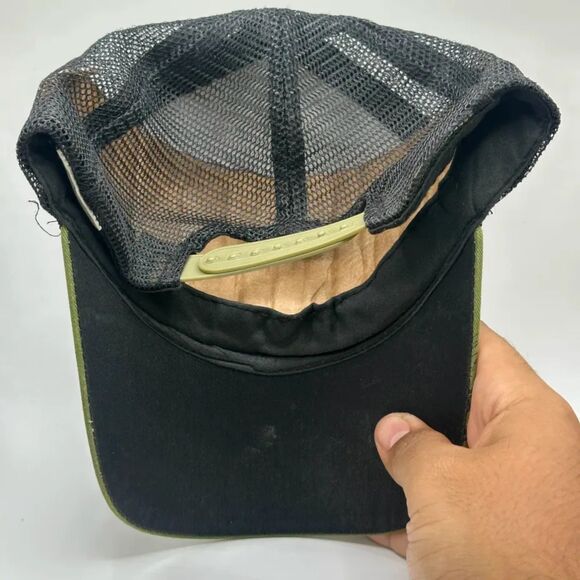 2006 Slipknot Army Green Grunge Metal Trucker Hat - Picture 3 of 5